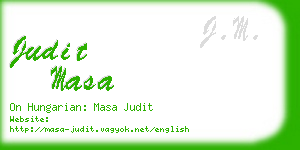 judit masa business card